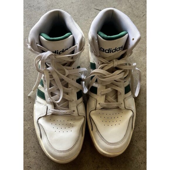 Adidas Neo Entrap Mid 'White Collegiate Green' II Shoes Men's Size 12 EG4308 - Picture 3 of 15